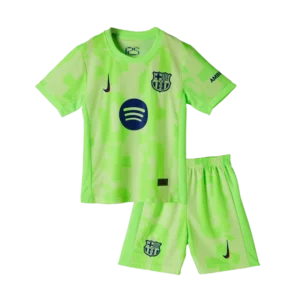24-25 Kids Barcelona Third Kit(Jersey+Short) Without Spofity Text