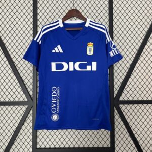 2425 Real Oviedo Home jerysey Fans Edition Football Shirt