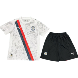 Manchester city Away kids Soccer jerseys Kit 2025-26