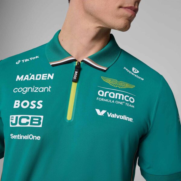 Aston Martin F1 2025 Team Polo Shirt - Image 6