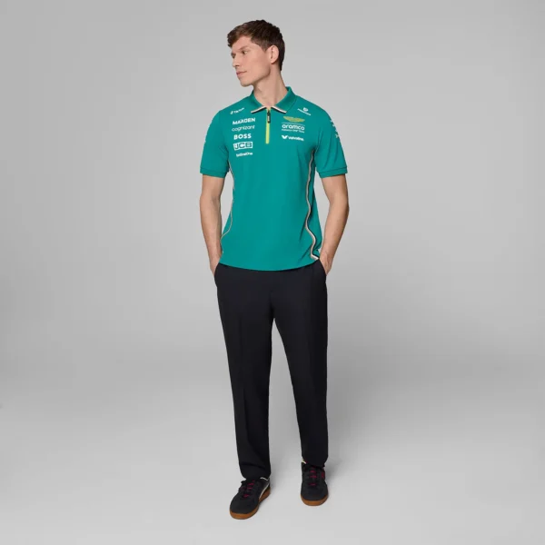 Aston Martin F1 2025 Team Polo Shirt - Image 5