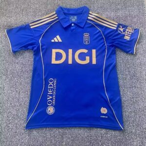 2025/26 Real Oviedo Home Fans Edition Football Shirt