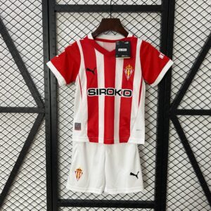 24/25 kids Sporting Gijon Home jersey