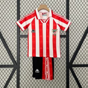 95/97 Kids Athletic Club de Bilbao Home Retro Jersey